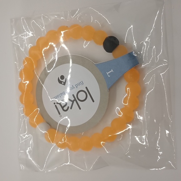 Lokai - NWT Classic Lokai Balance Silicone Bracelet Slide On Size L / M - Picture 7 of 15